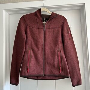 Arc'teryx Women's Deep Red Full Zip Fleece